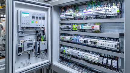 Electrical control panel installed by Barb Electrical