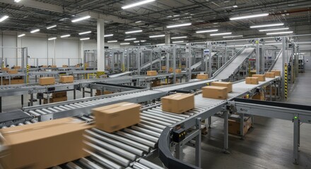 Sortation system project for automated material handling